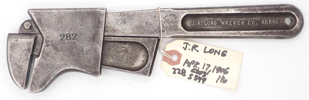 Lot 228: 10''L "JR Long Wrench Co.