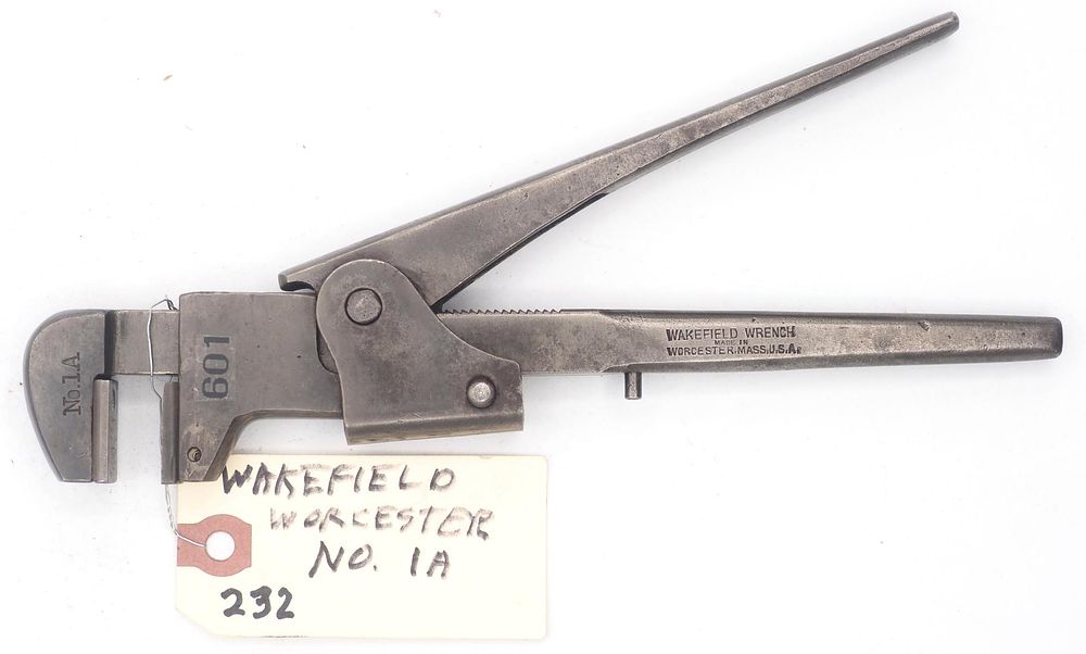 Lot 232: 9''L Wakefield Wrench No.1A