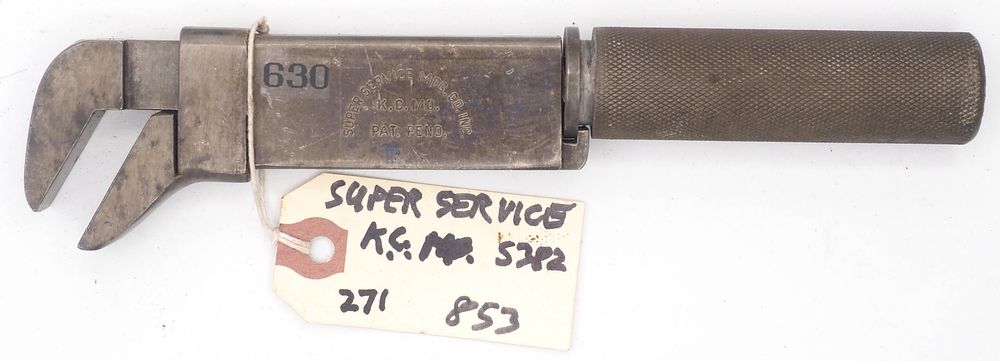 Lot 271: 8.5''L Super Service Mfg Co Inc