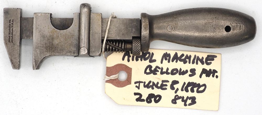 Lot 280: 6''L "Athol Machine Co Athol Mass USA"