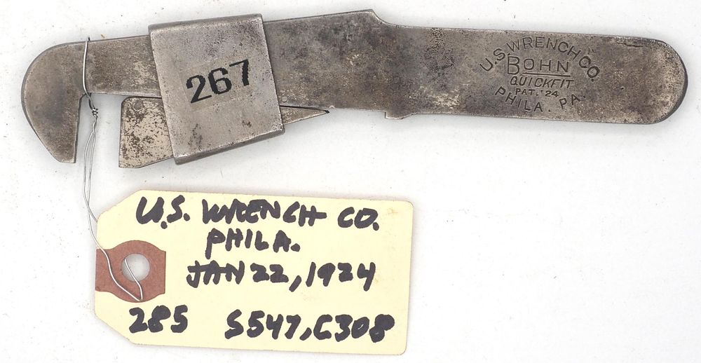 Lot 285: 5.75''L U.S. Wrench Co. Bohn Quickfit