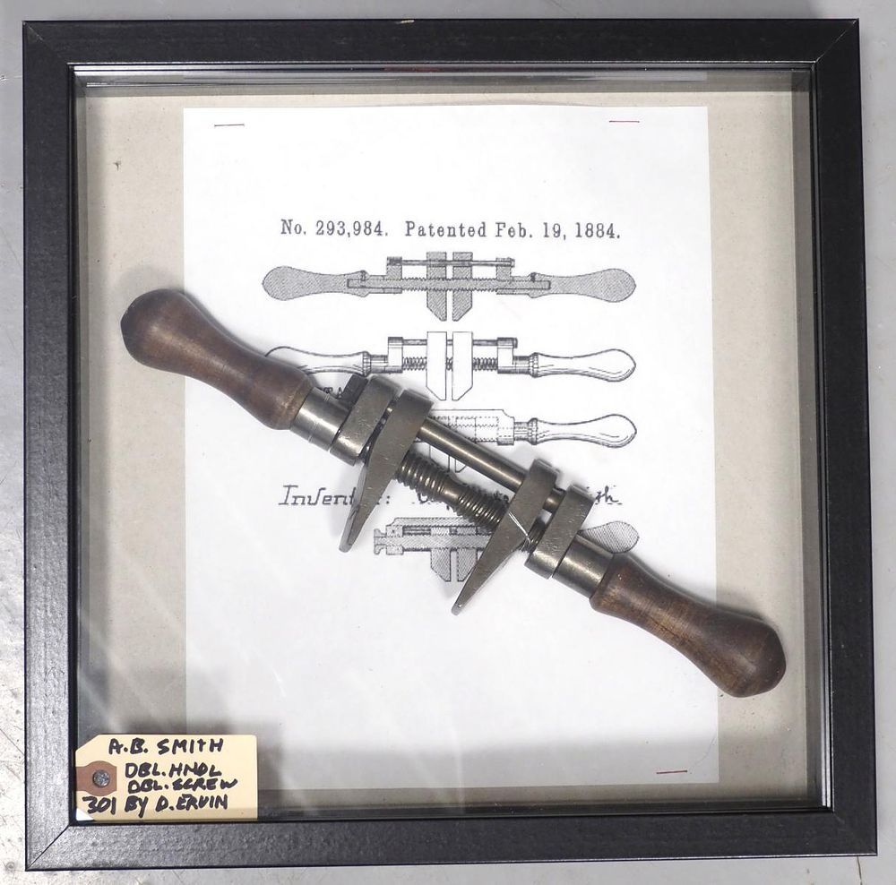 Lot 301: A.B. Smith double screw, double handle wrench