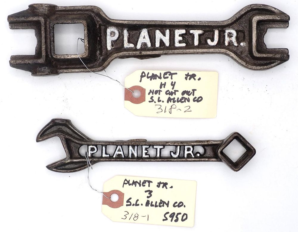 Lot 318: (2) "Planet Jr" wrenches