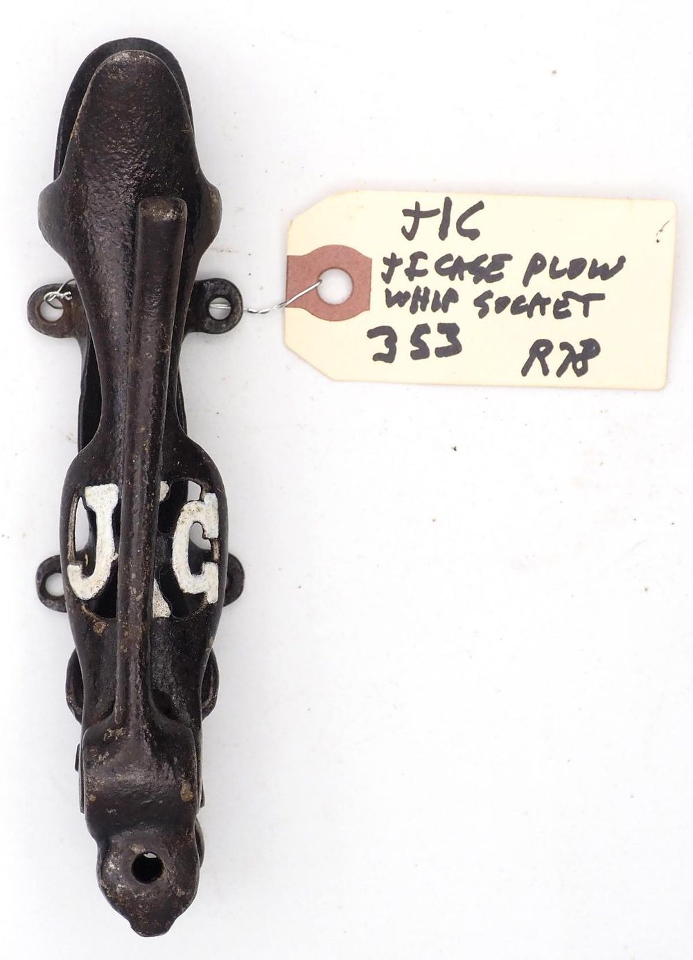 Lot 353: 6''L J.I. Case Plow Works "JIC"