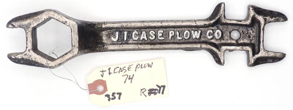 Lot 357: 9.5''L "J.I. Case Plow Co"