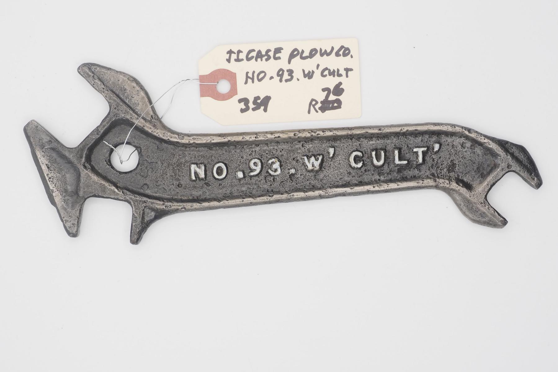 9''L "The JI Case Plow Co"