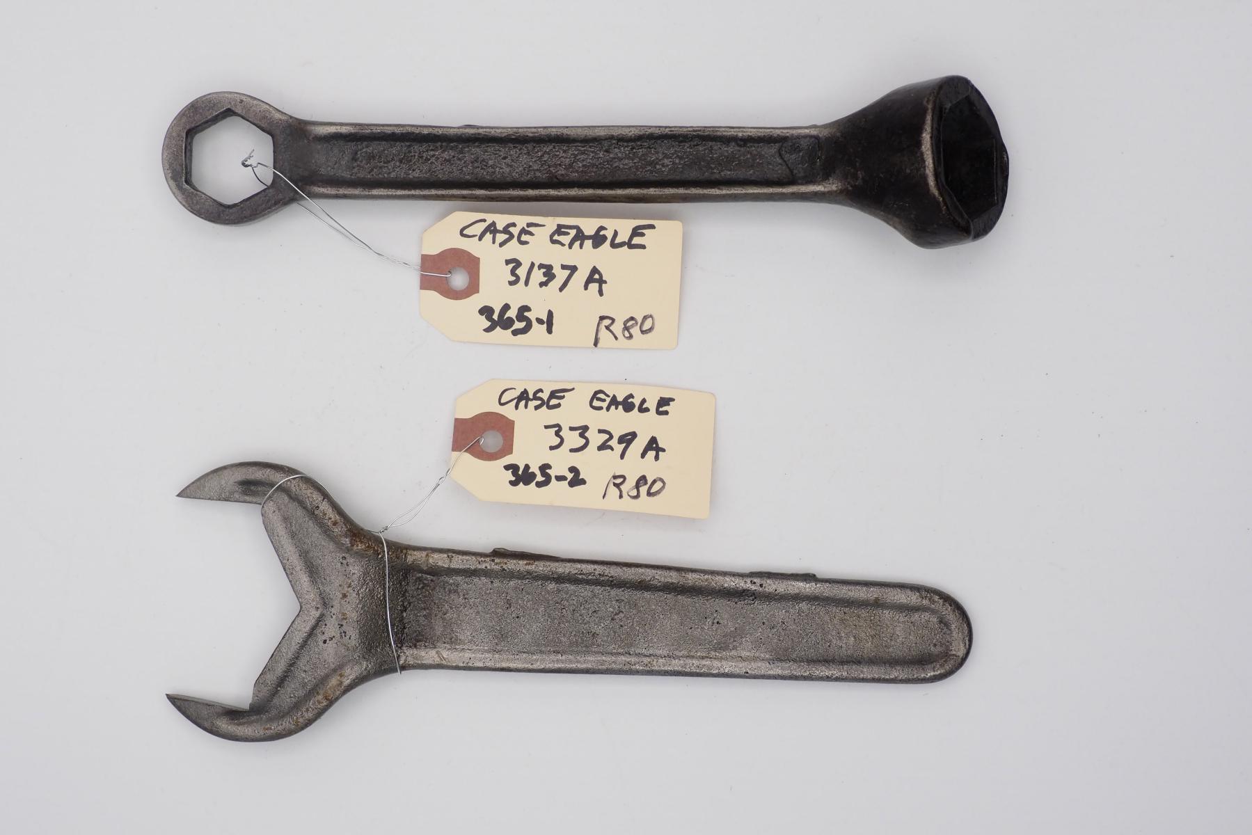 (2) Case Threshing wrenches with Case eagle