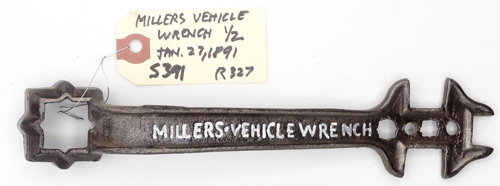 Lot 391: 8.75''L "Millers Vehicle Wrench"