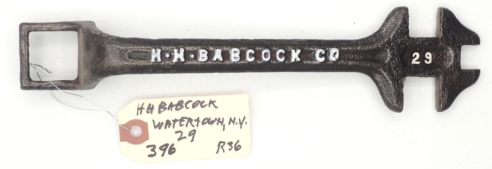 Lot 396: 9.75''L "H.H. Babcock Co 29"