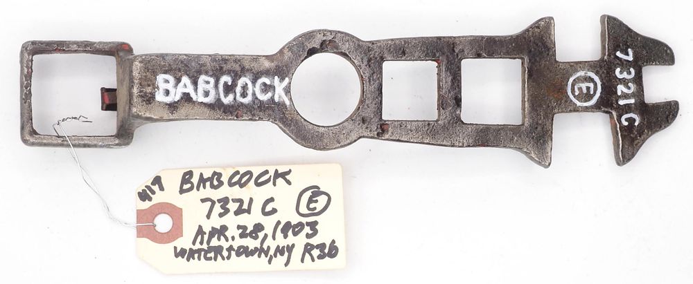 Lot 417: 8.75''L "Babcock (E with circle) 7321C"