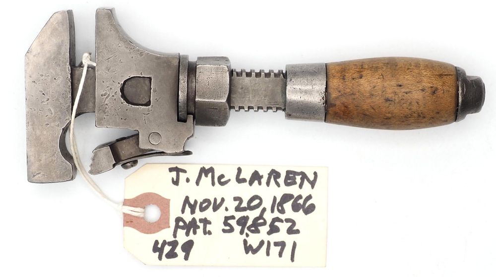 Lot 429: 6''L J. McLaren 11/20/66 Pat 59,852, RARE