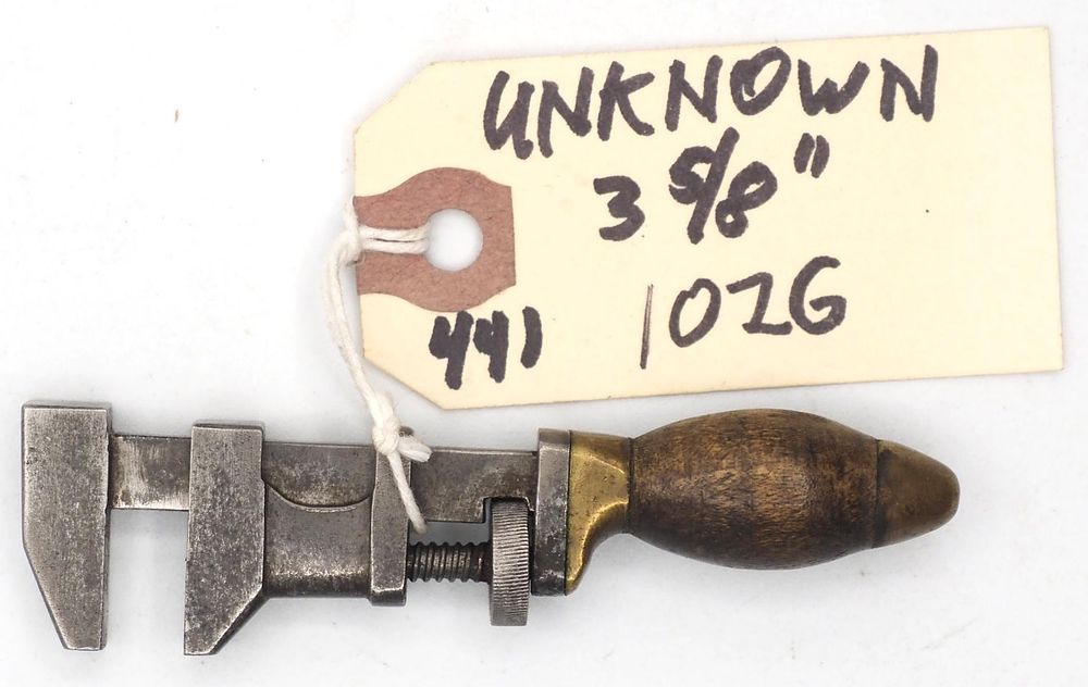 Lot 441: 3.625''L Unknown, unmarked nut wrench