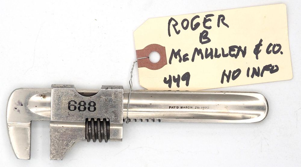 Lot 449: 5.5''L "Rober B McMullen & Co"