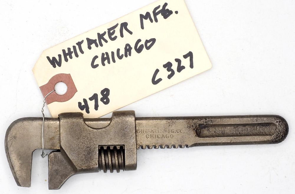 Lot 478: 5.5''L "Whitaker Mfg. Chicago"