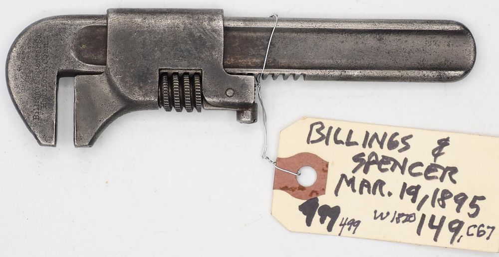 Lot 499: 5.5''L Billings & Spencer bicycle wrench
