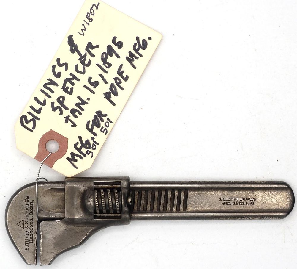 Lot 501: 5.5''L "Billings & Spencer Co, Hartford Conn"