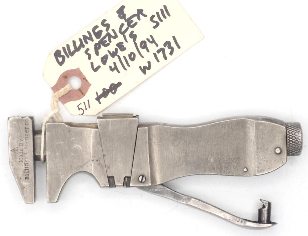 Lot 511: 5''L "Made By Billings & Spencer Co" RARE!