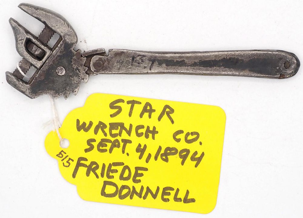 Lot 515: 5''L Star Wrench Co, RARE prototype!
