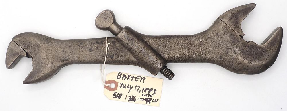 Lot 518: 13.25''L "Baxter Patent Feb 12 '56"