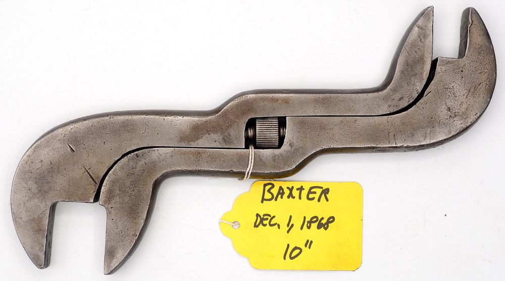 Lot 523: 10''L "W Baxter Pat'd Dec 1 1868"