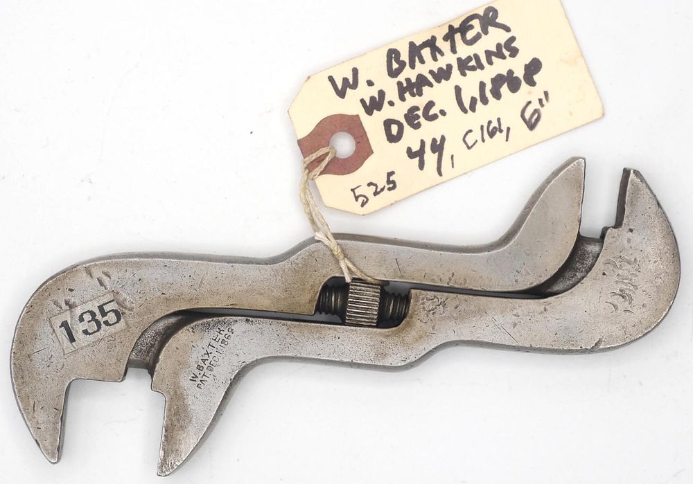Lot 525: 6''L "W Baxter Pat Dec 1 1868"