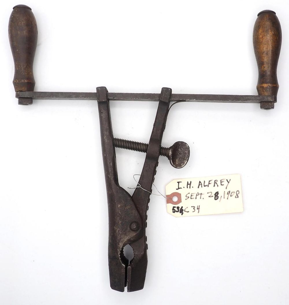 Lot 536: 12''L I.H. Alfrey, unmarked axle nut wrench