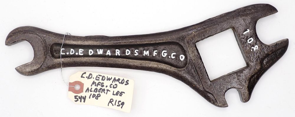 Lot 544: 11.75''L "C.D. Edwards Mfg Co 108"