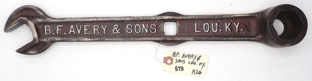 Lot 573: 18.25''L "BF Avery & Sons Lou.Ky"