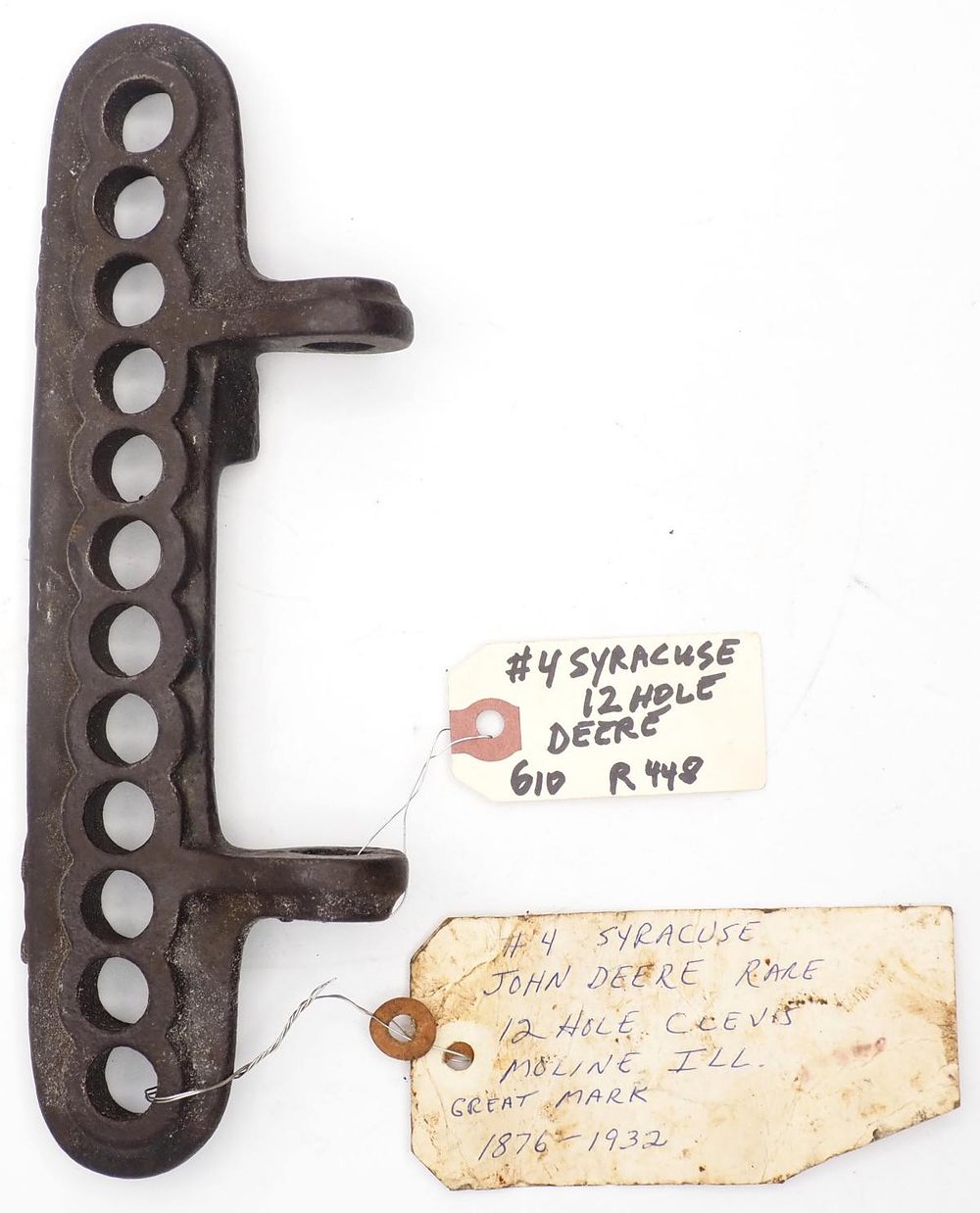 Lot 610: 10''L "4" Syracuse clevis