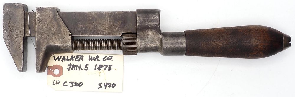 Lot 616: 12.5''L "B.L. Walker Co. Patent Jan.5 1875"
