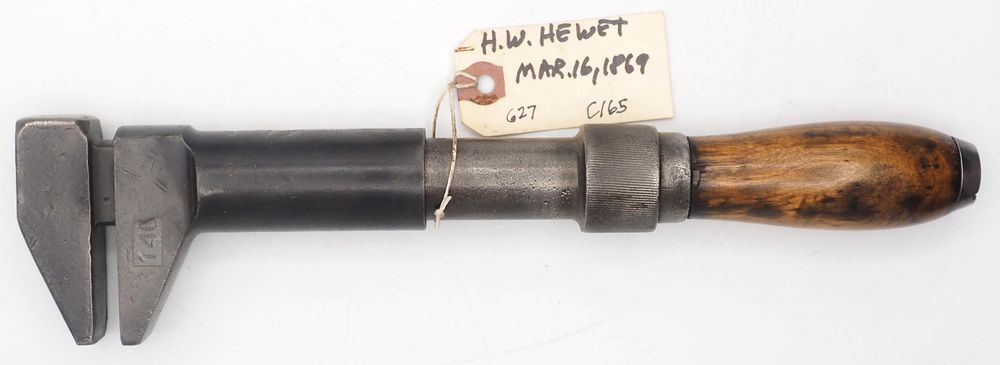 Lot 627: 12''L "Hewet Wrench Co. Feb 27 69"