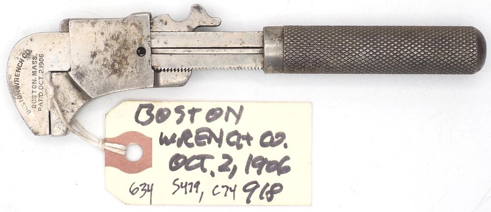 Lot 634: 6.25''L Boston Wrench Co. Boston Mass.