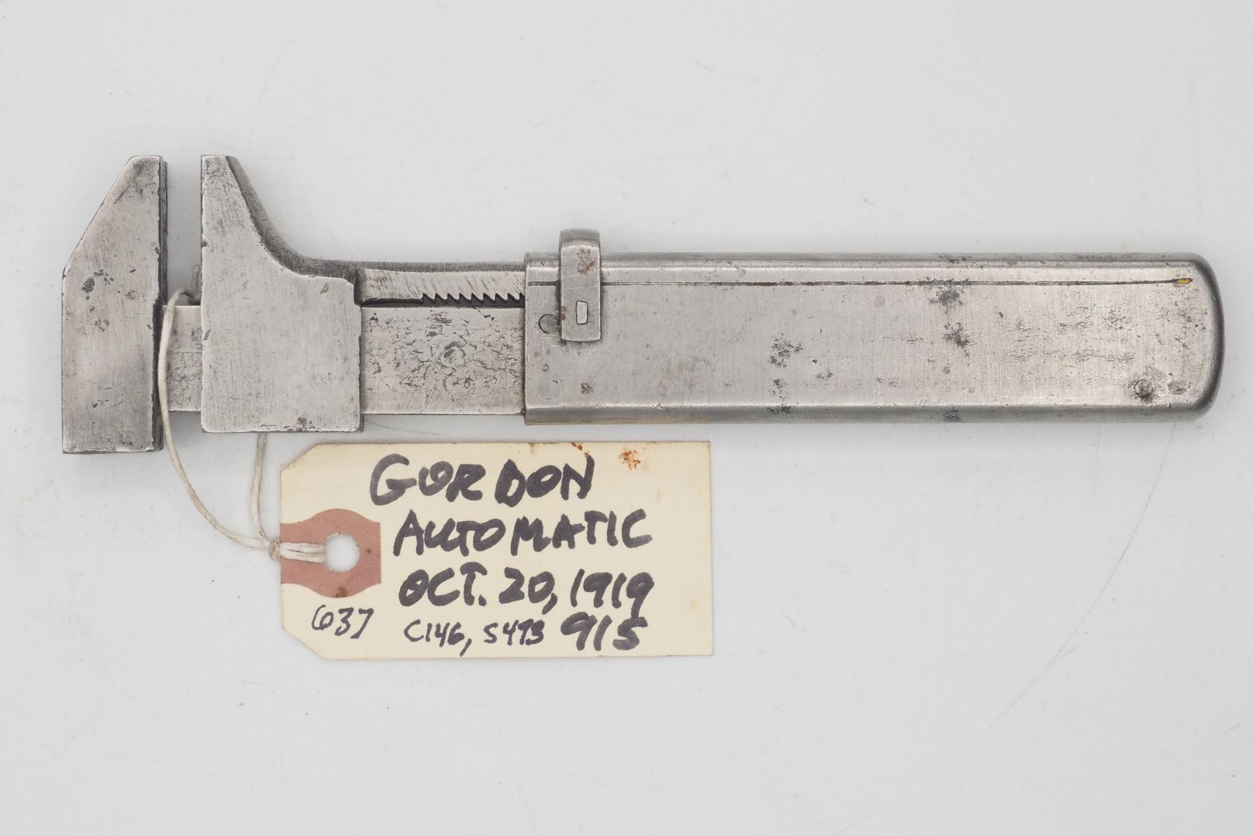 "Gordon Automatic Pat'd USA"