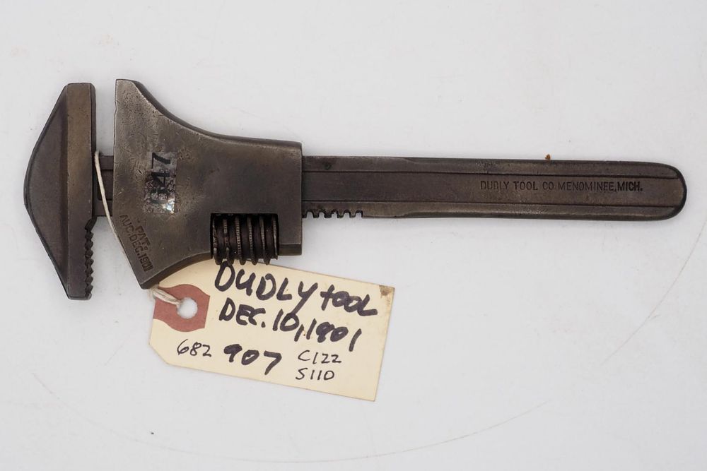 Lot 682: 7.75''L "Dudly Tool Co. Menominee, Mich"
