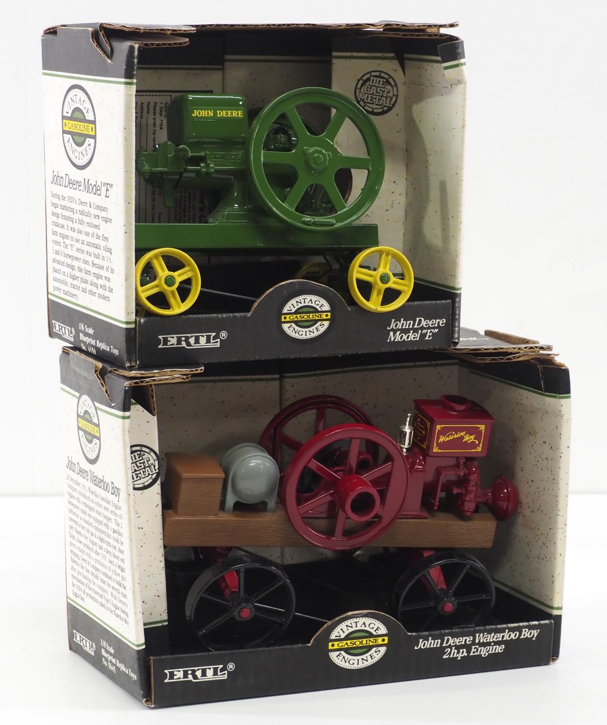 (2) Ertl John Deere engines