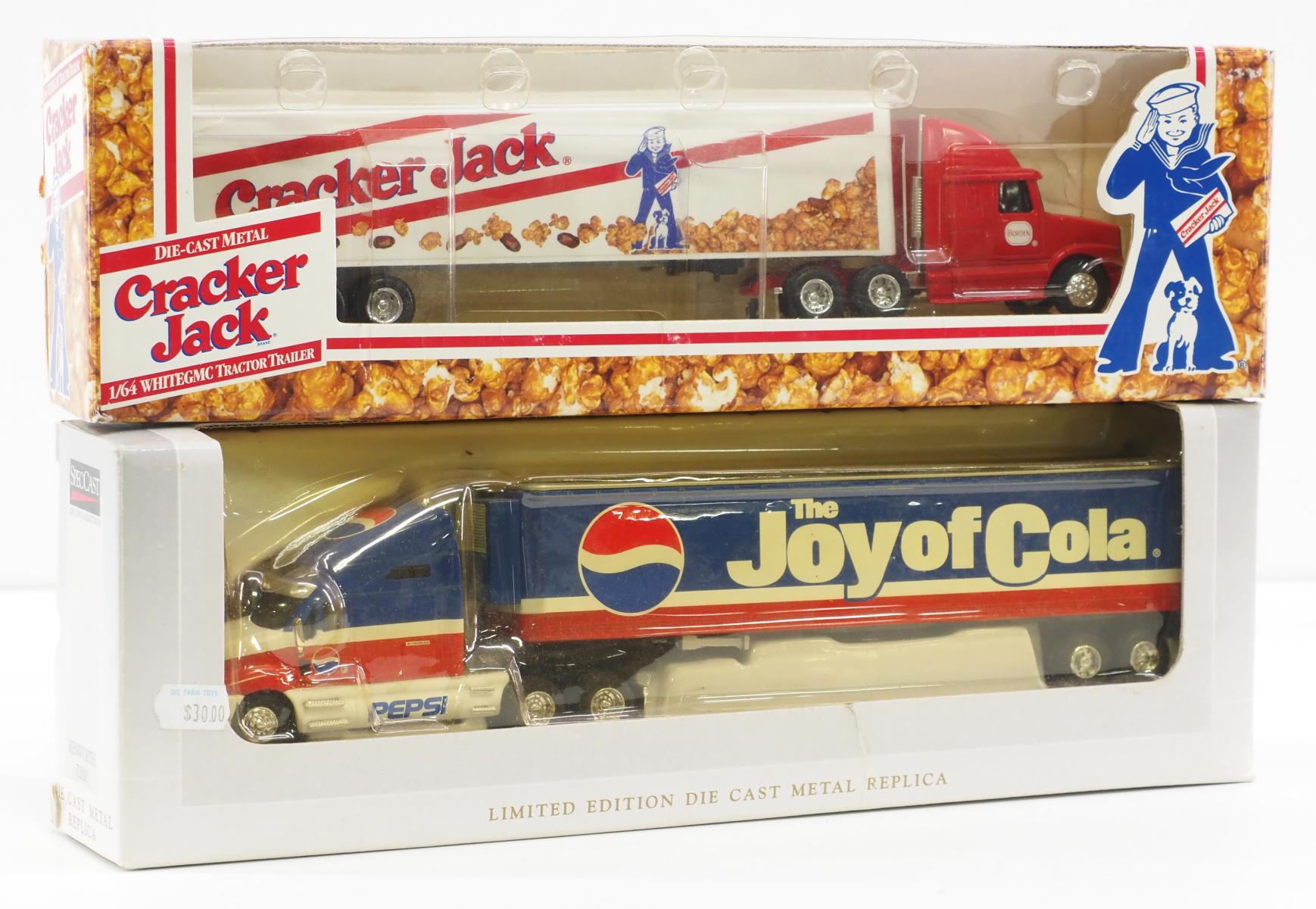 (2) advertising semi's