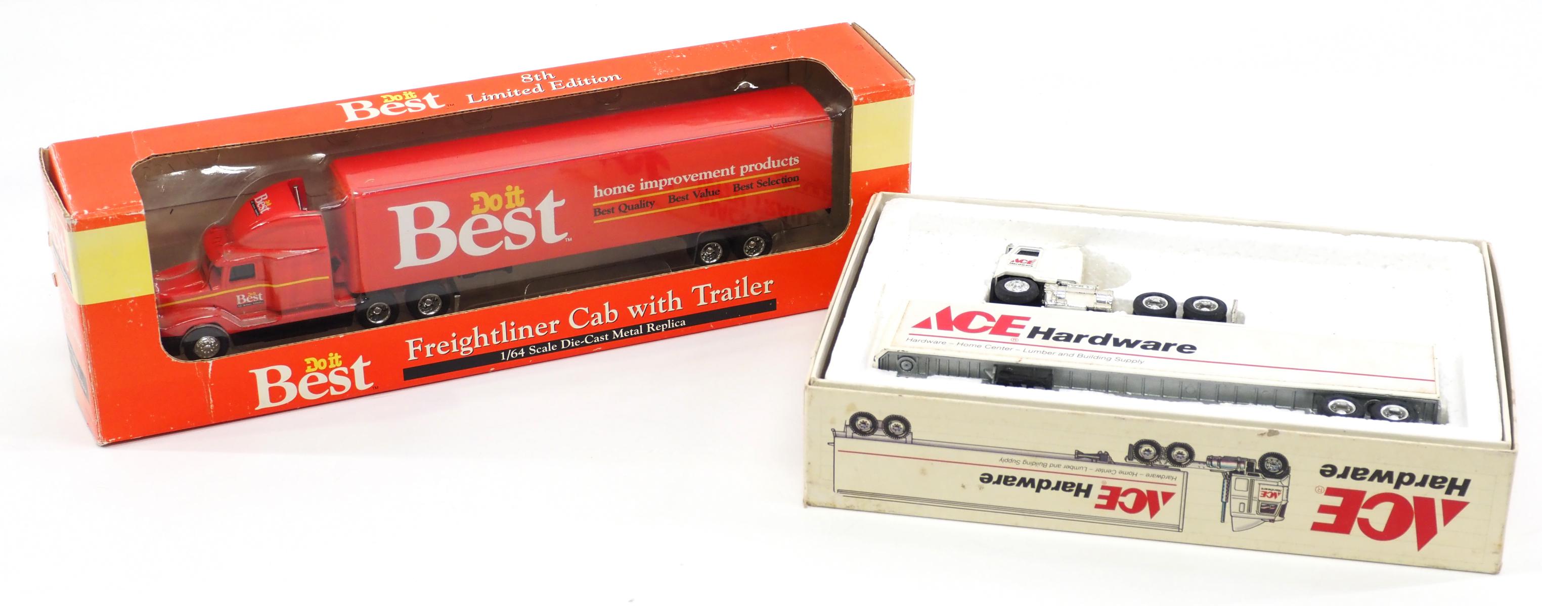 (2) Ertl Advertising Semi's
