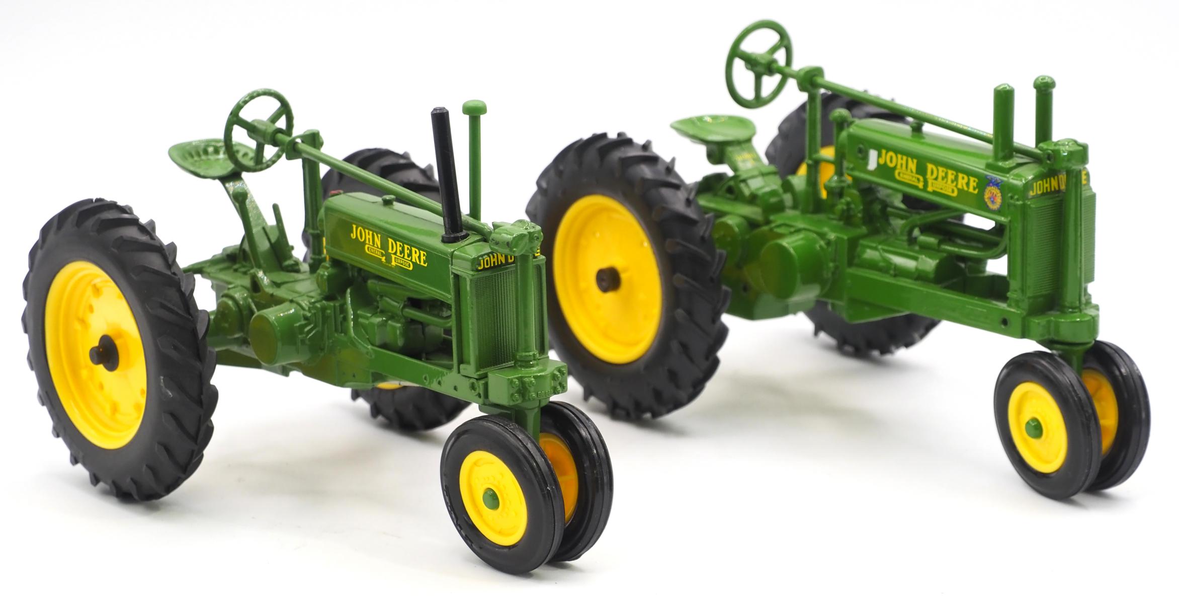 (2) John Deere A tractors