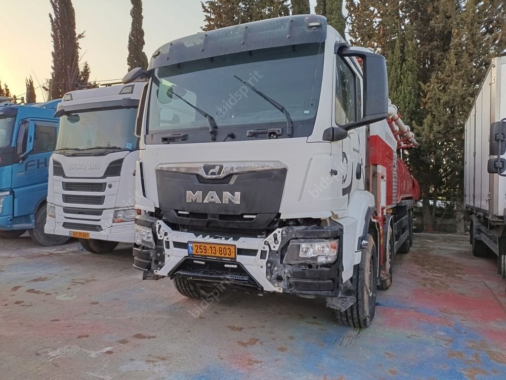 ורד אורון | עורכת דין | משאבת בטון - משאית מאן TGS354708x4BBNNME6 מודל 2023