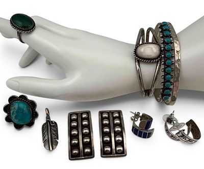 Grouping Of Native American & Native American Style Jewelry. Grouping Of Native American &amp; 