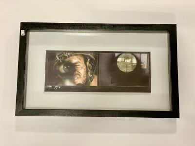 זיו קורן צילום אמנותי חתום ע"י האמן גודל מסגרת 46x27 ס׳׳מ