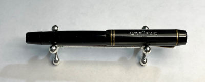 MONT BLANC עט נובע עתיק ציפורן זהב 14 קרט מנגנון משאבה - נראה תקין ושמור מצויין