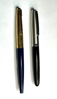 PARKER שני עטים נבעים - אחד דגם 45 - שמורים יפה מאוד
