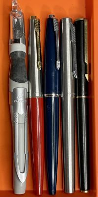 PARKER - לוט 5 עטים נובעים במצב טוב