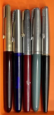 PARKER - לוט 5 עטים נובעים במצב טוב