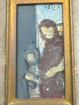 גלעדי א. שמן על בד 5X10 ס"מ – חתום וממוסגר