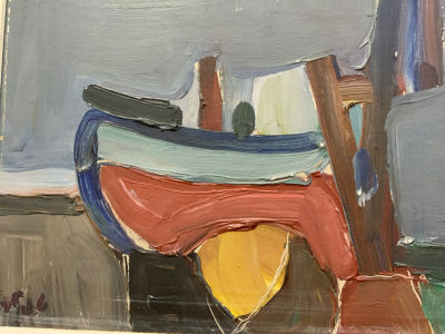 טפלר שמן על בד 26X21 ס"מ – חתום וממוסגר