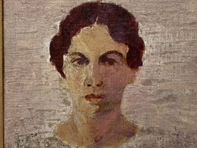 גרוסברד שמן על בד 17X15 ס"מ – ממוסגר לא חתומה משוייכת לאמן על פי מידע שנמסר לנו