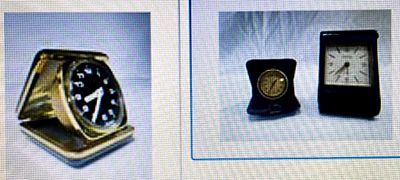 לוט 3 שעוני נסיעות מתיחה ידני - 2 לא במצב עבודה, אחד של חברת LOOPING מנגנון 8 ימים אנטי מגנטי 