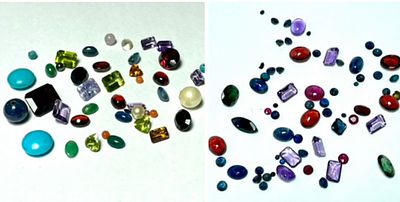 לוט הכולל 24 CT אבני חן שונות